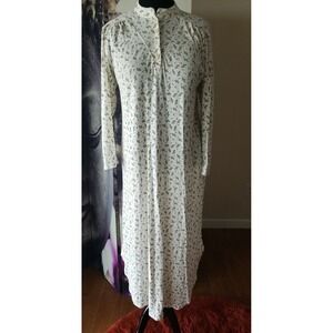 Vintage Women's J Christopher Long Sleeve Sleep Shirt Medium‎ Teddy Bear Print